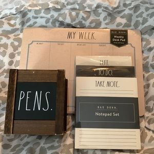 Rae Dunn desk essentials set